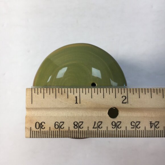 Certified International Scalloped Sunflower Ceramic Salt & Pepper Shakers Set - Picture 5 of 5